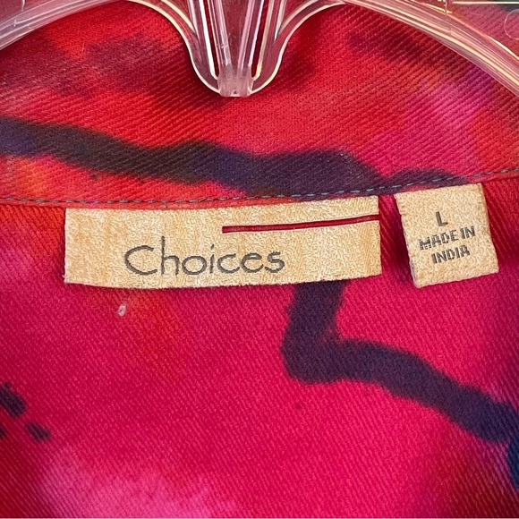 Choice Woman Blazer size Large floral colorful sequins - Picture 2 of 11